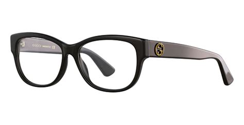 gucci gg0098o 004 black women eyeglasses
